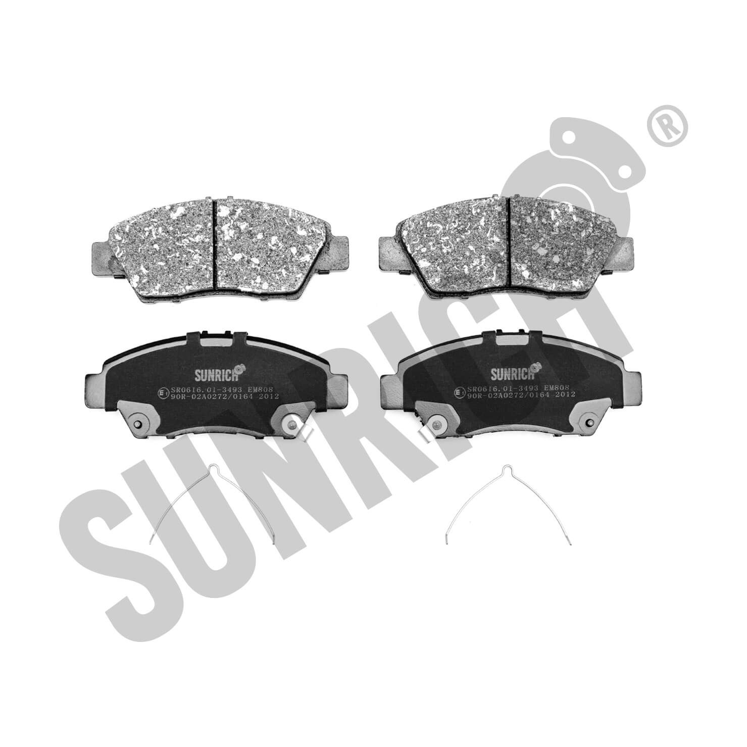 KLOCKI HAMULCOWE SUNRICH SR0616.01-3493 - obrazek 2